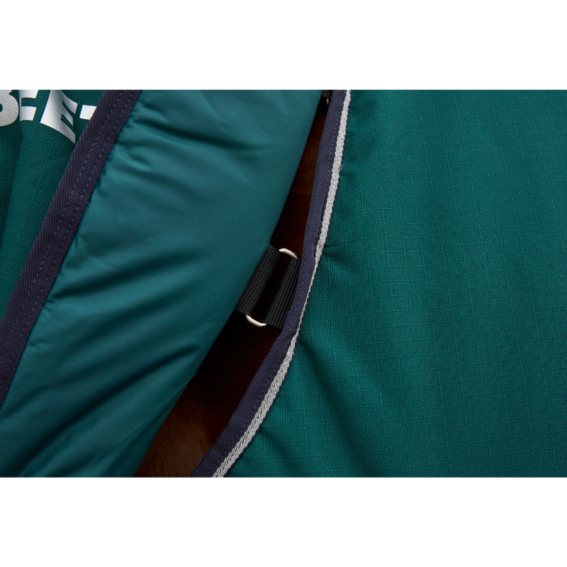 WeatherBeeta ComfiTec Plus Dynamic Turnout Detach-A-Neck 220g Rug - Forest Green/Navy-9