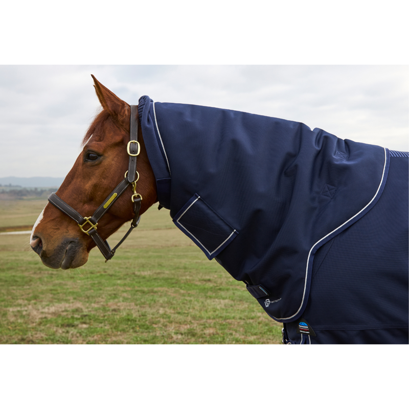 WeatherBeeta ComfiTec Ultra Turnout Detach-A-Neck 100g Rug - Navy-3