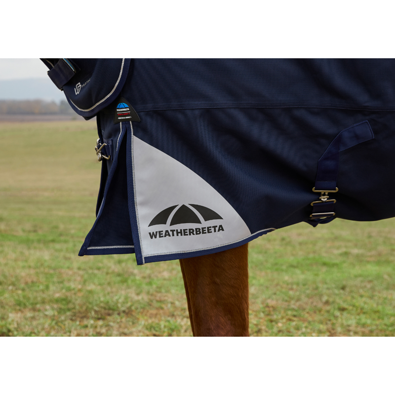WeatherBeeta ComfiTec Ultra Turnout Detach-A-Neck 220g Rug - Navy-6