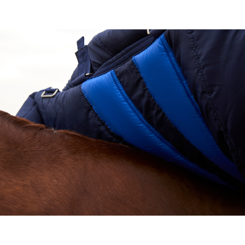 WeatherBeeta ComfiTec Ultra Turnout Detach-A-Neck 100g Rug - Navy-7