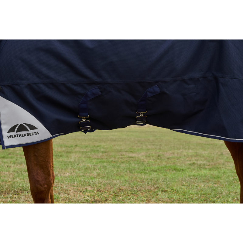 WeatherBeeta ComfiTec Ultra Turnout Detach-A-Neck 100g Rug - Navy-10