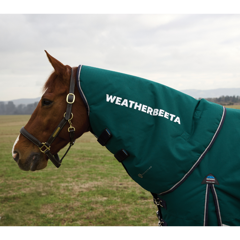 WeatherBeeta ComfiTec Plus Dynamic Turnout 100g Neck Cover - Forest Green/Navy