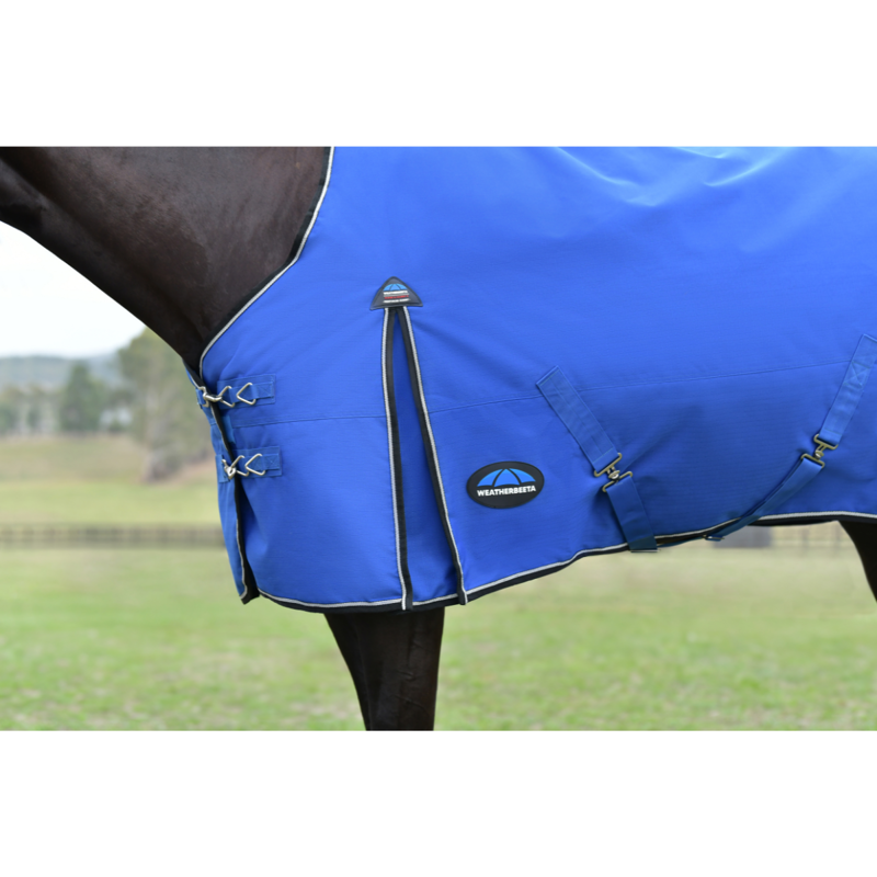 WeatherBeeta ComfiTec Essential Turnout 220g Rug - Cobalt/Black-5