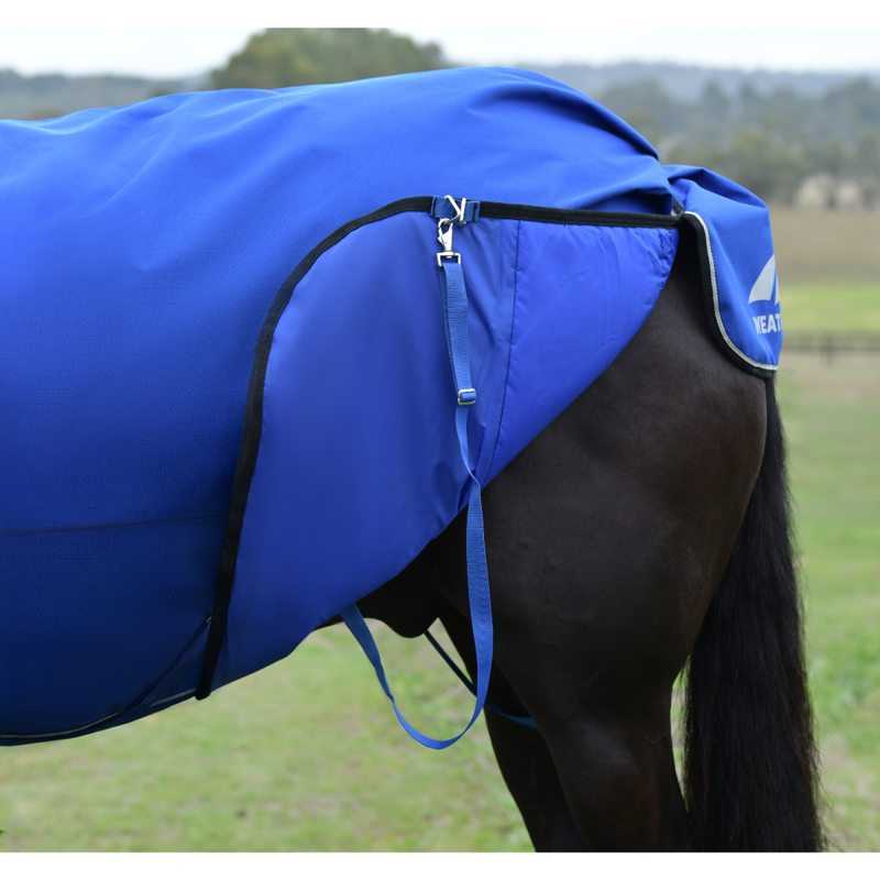 WeatherBeeta ComfiTec Essential Turnout 220g Rug - Cobalt/Black-7