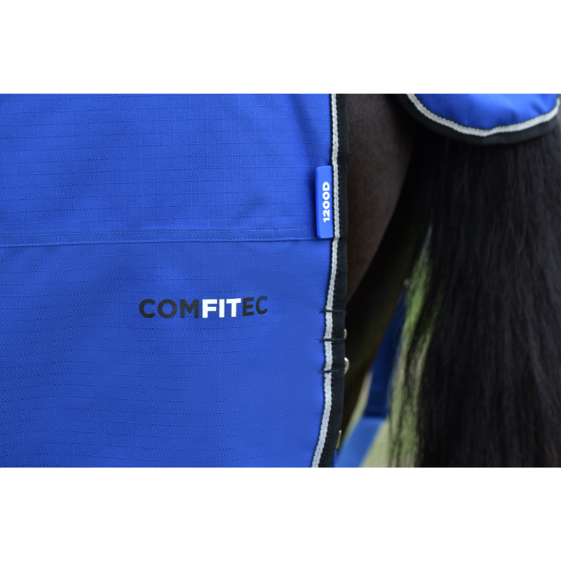 WeatherBeeta ComfiTec Essential Turnout 220g Rug - Cobalt/Black-8