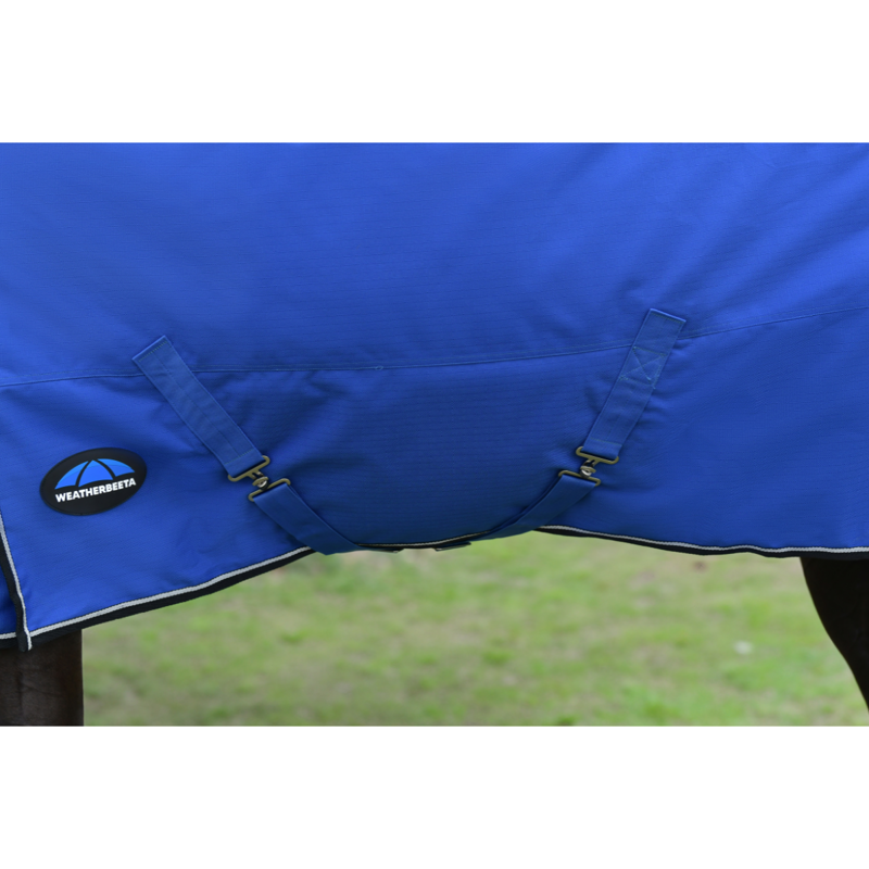 WeatherBeeta ComfiTec Essential Turnout 220g Rug - Cobalt/Black-6