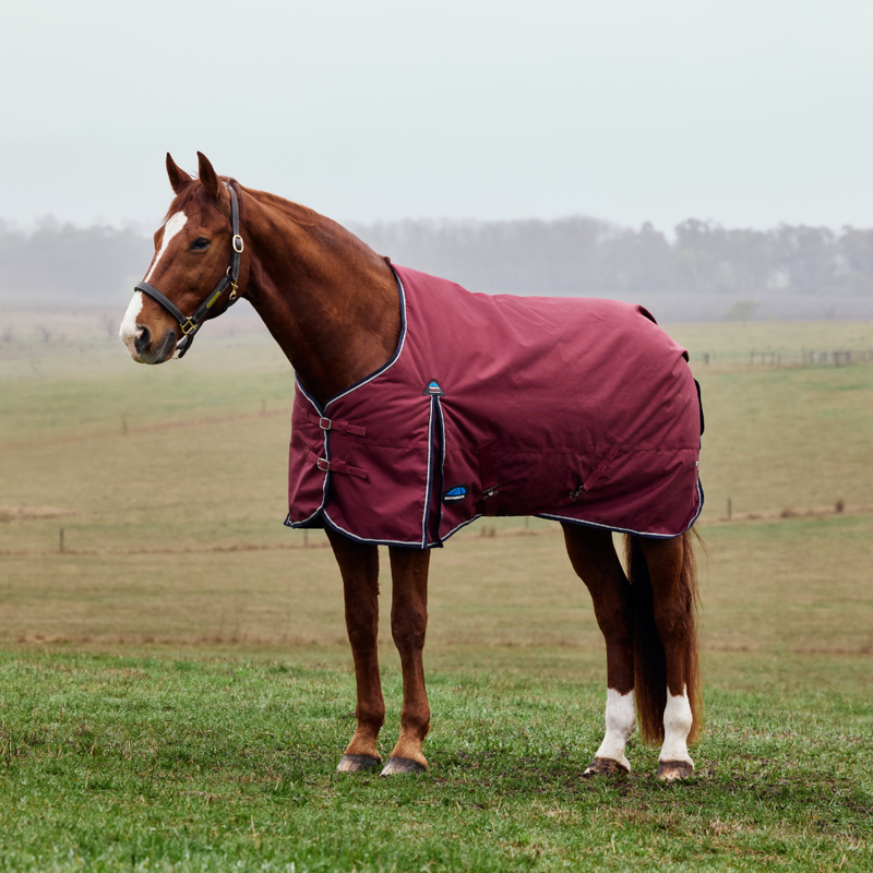 WeatherBeeta ComfiTec Prelim Turnout 0g Rug - Burgundy/Navy