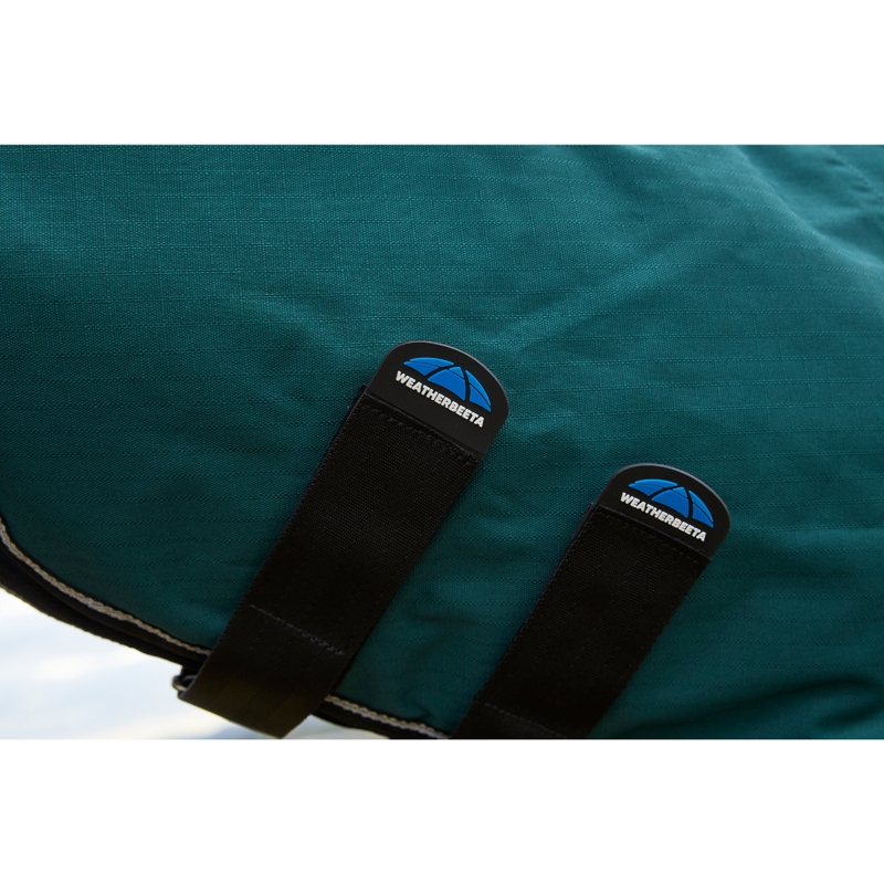 WeatherBeeta ComfiTec Classic Turnout Combo 360g Rug - Forest Green/Black-4