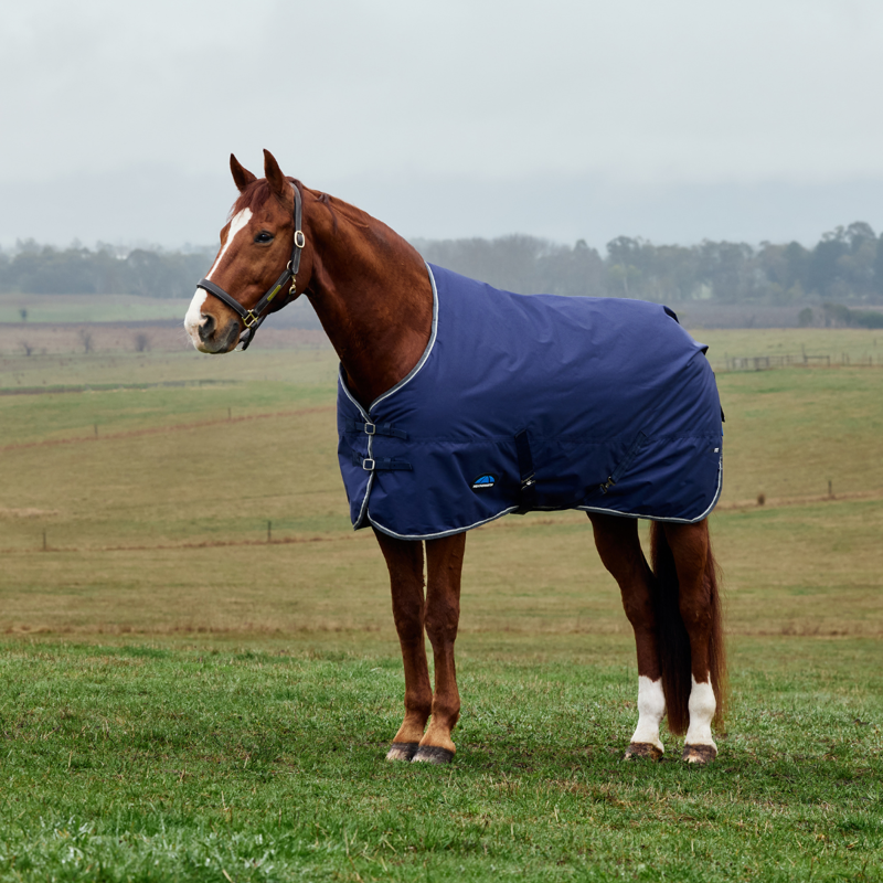 WeatherBeeta ComfiTec Tyro Turnout Standard Neck 50g - Navy/Charcoal