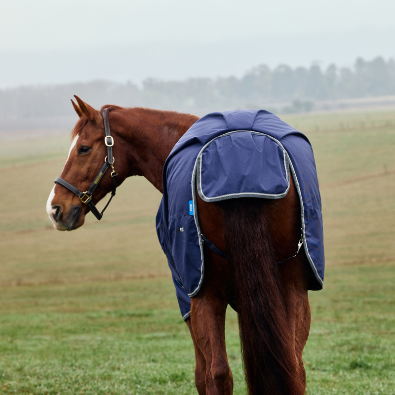 WeatherBeeta ComfiTec Tyro Turnout Standard Neck 50g - Navy/Charcoal-7
