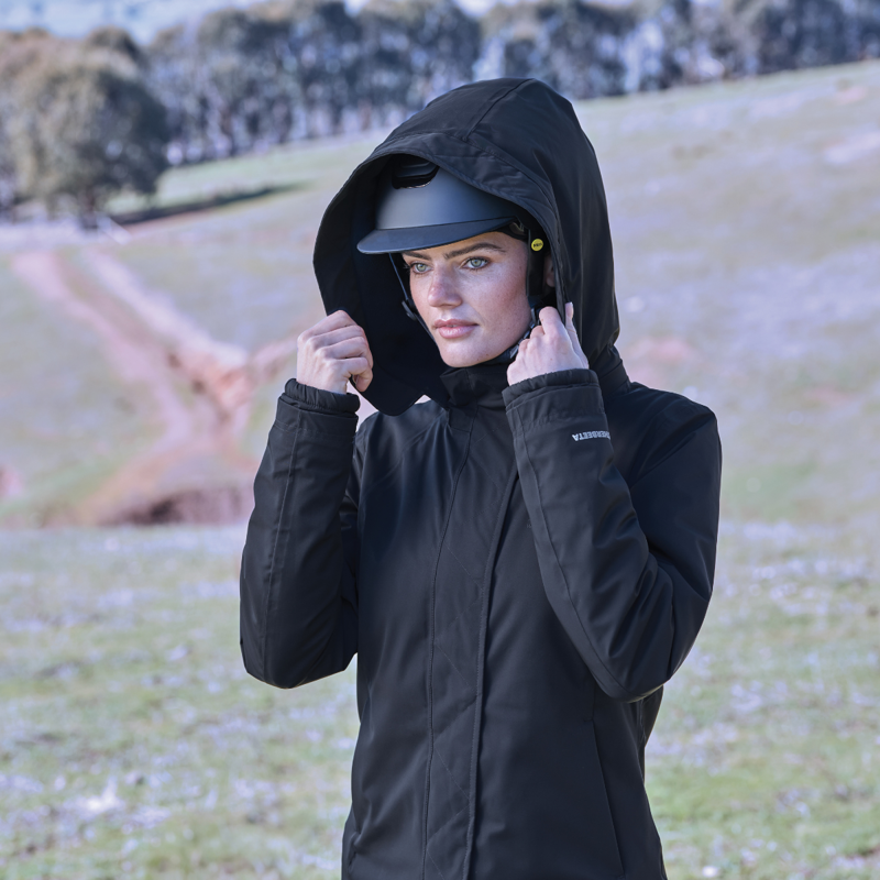 WeatherBeeta Protect Jacket With High Neck - Black-3
