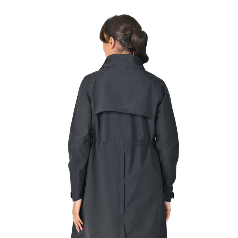 WeatherBeeta Windbreaker Longline Riding Jacket - Black-3