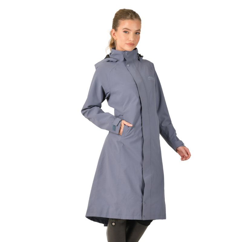 WeatherBeeta Windbreaker Longline Riding Jacket - Slate Blue-1