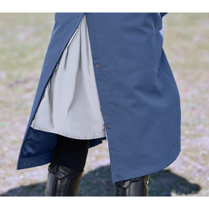 WeatherBeeta Windbreaker Longline Riding Jacket - Slate Blue-9