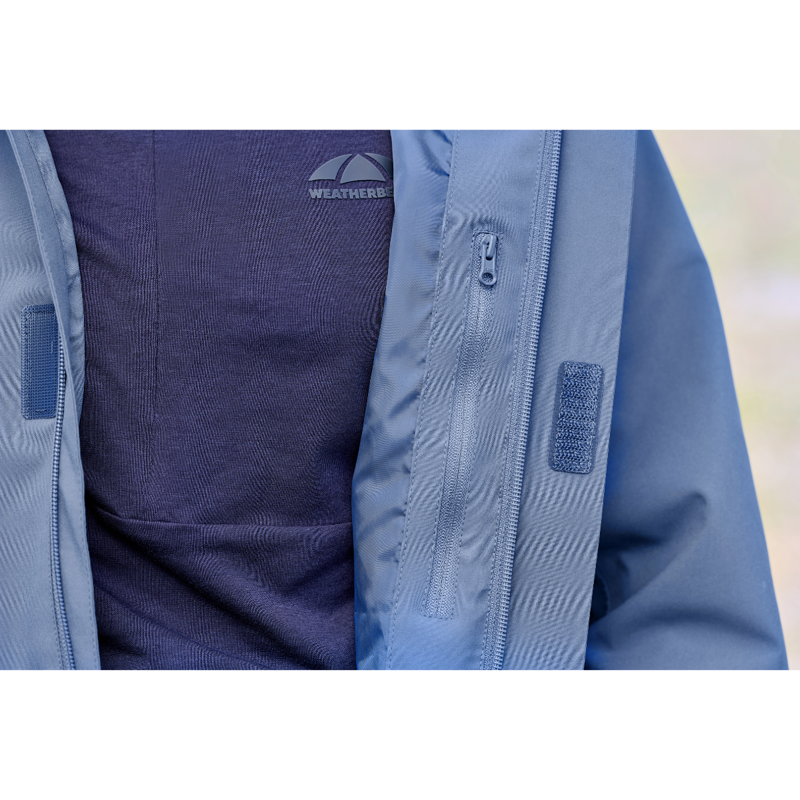 WeatherBeeta Windbreaker Longline Riding Jacket - Slate Blue-5