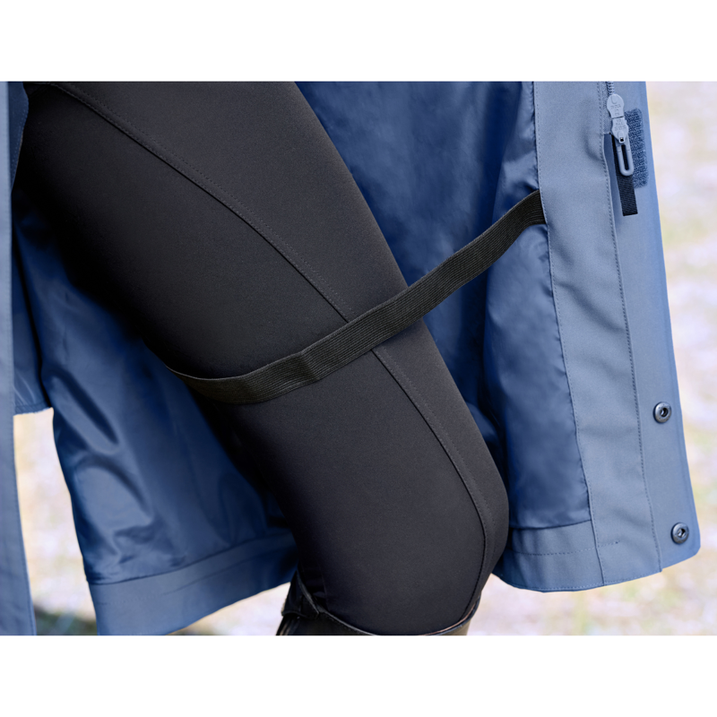 WeatherBeeta Windbreaker Longline Riding Jacket - Slate Blue-8