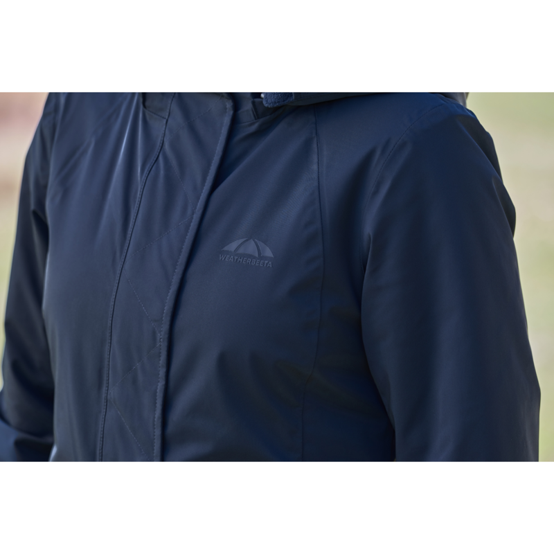 WeatherBeeta Protect Jacket With High Neck - Navy-2