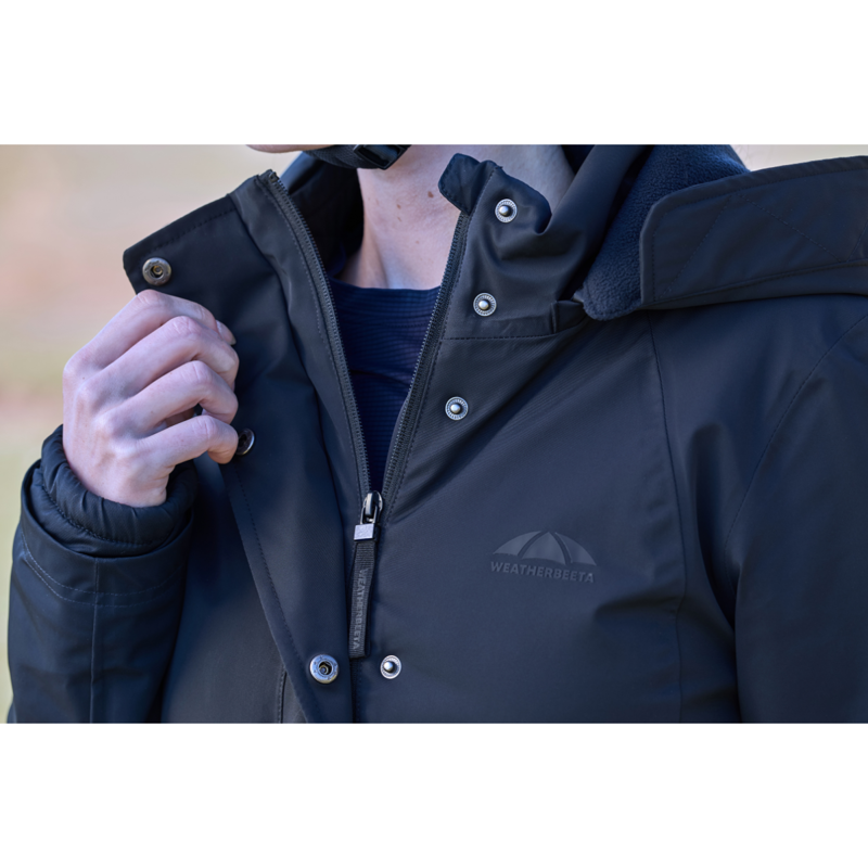 WeatherBeeta Protect Jacket With High Neck - Navy-3