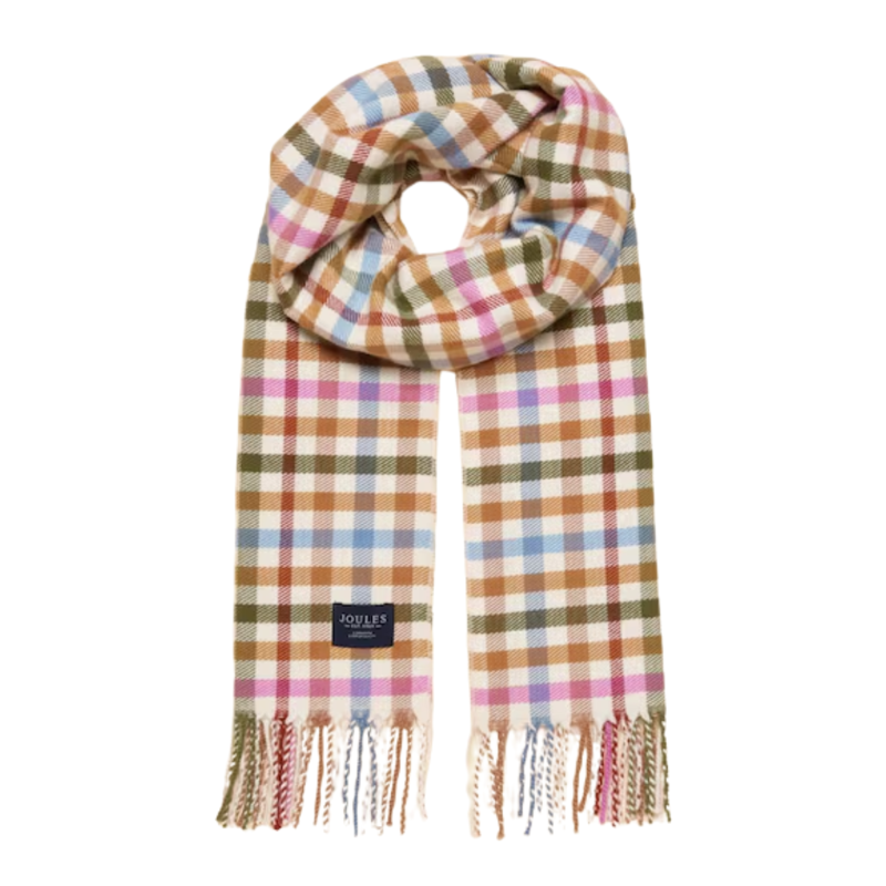 Joules Ladies Langtree Scarf - Multi Neutral