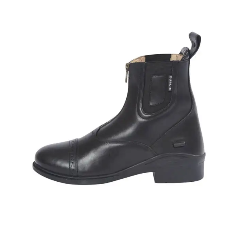 Dublin Evolution Zip Front Paddock Boots - Black-1