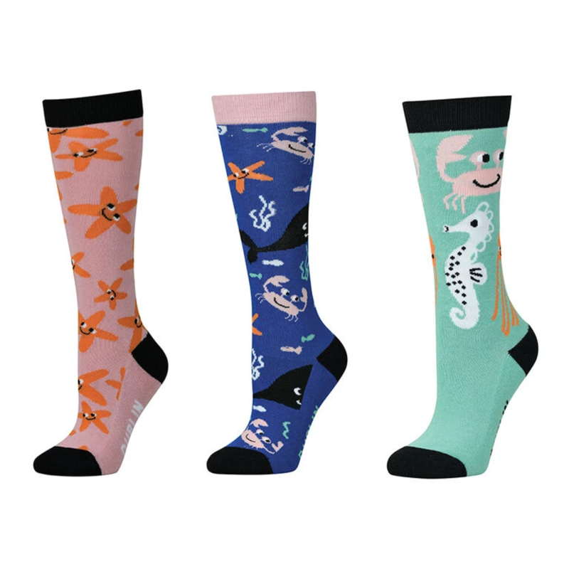Dublin Kids 3 Pack Socks - Aquatica