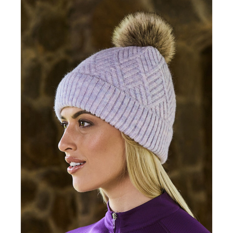 Dublin Bea Beanie - Purple Marle-1