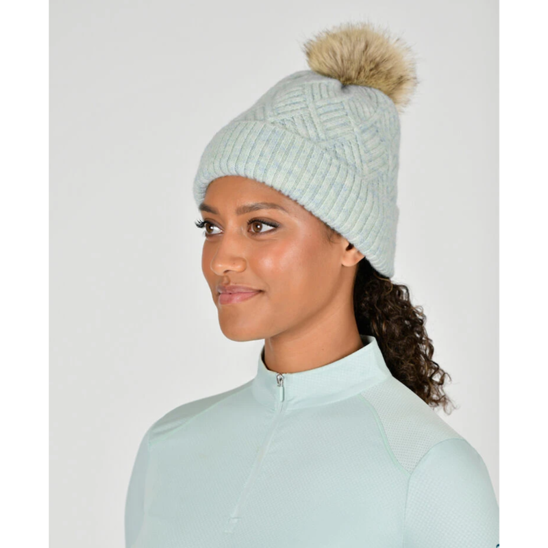 Dublin Bea Beanie - Green Marle-1