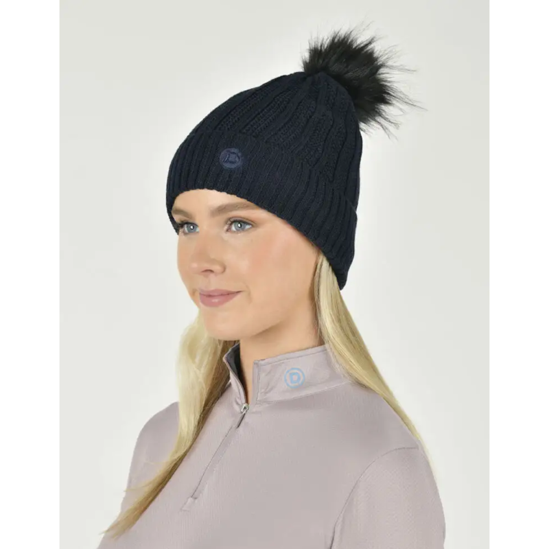 Dublin Rib Knit Beanie - Ink-1