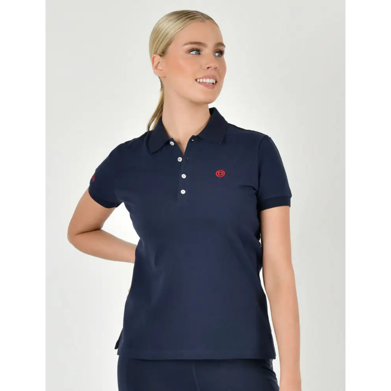 Dublin Ladies Lily Cap Sleeve Polo - True Navy-2