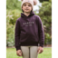 Dublin Kids Lilah Lurex Logo Hoodie - Plum Perfect/Rose Gold