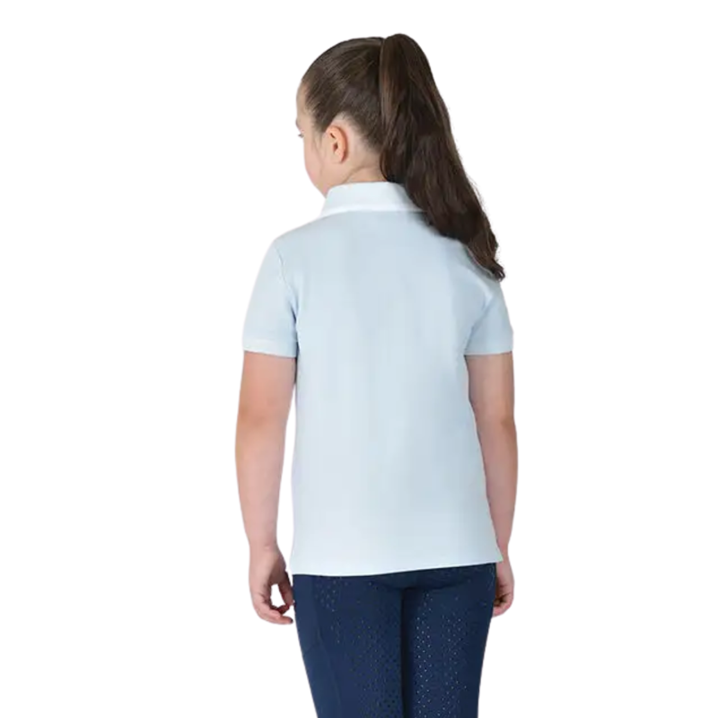 Dublin Kids Cotton Pique Polo - Sky Blue-1