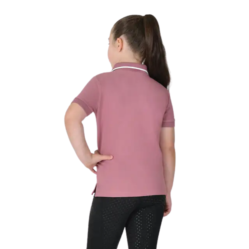 Dublin Kids Cotton Pique Polo - Dusty Rose-2