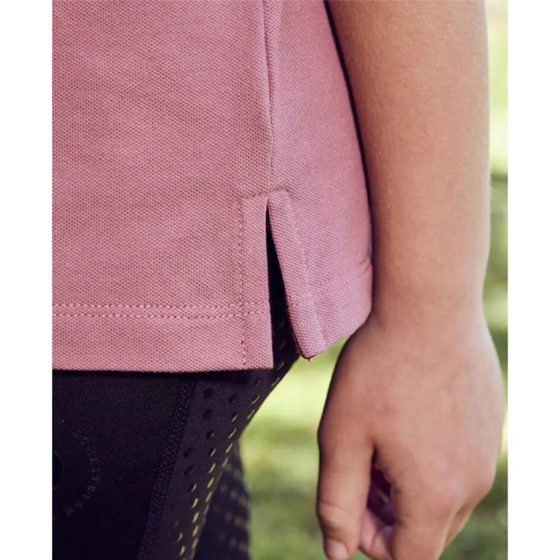 Dublin Kids Cotton Pique Polo - Dusty Rose-4