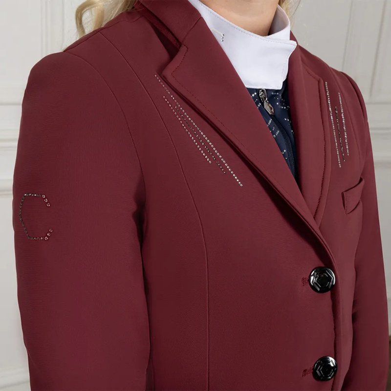 Coldstream NG Harthill Diamante Show Jacket - Windsor Wine-3