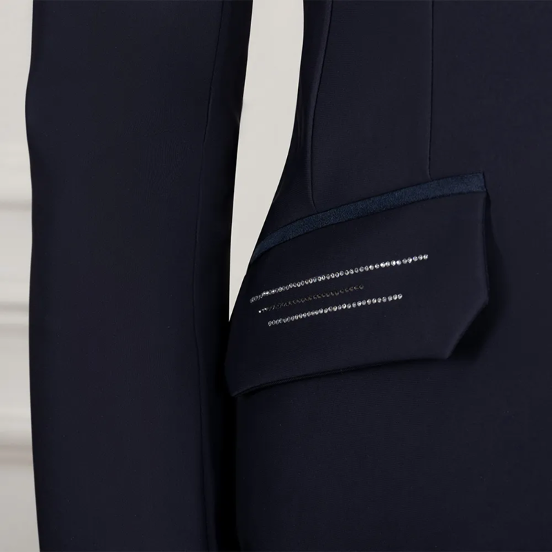 Coldstream Ladies Harthill Diamante Show Jacket - Navy-4