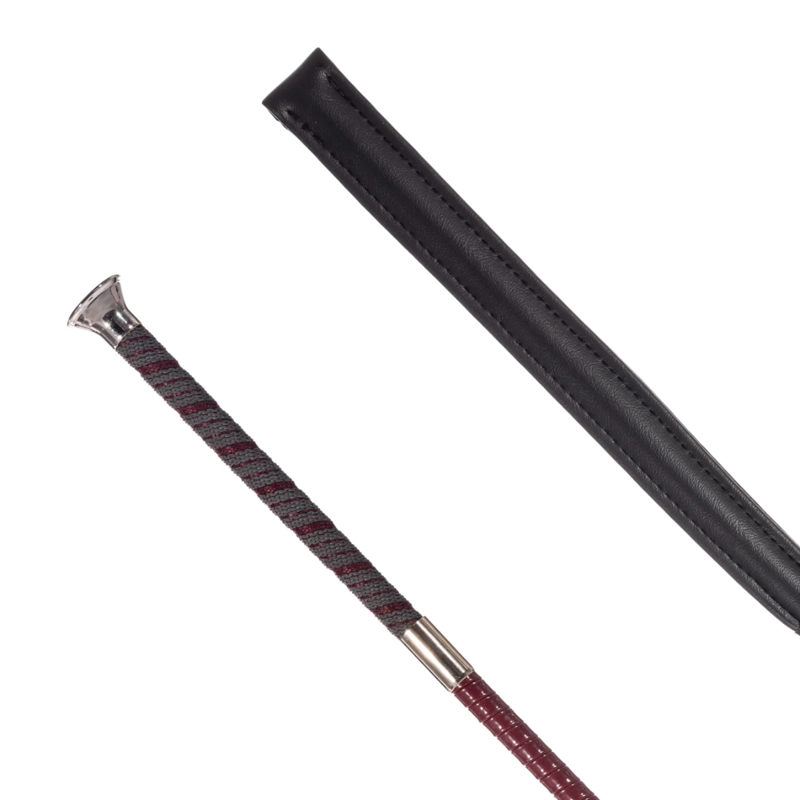 York Thin Handle Cushion Bat 50cm - Burgundy