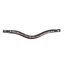 ProPresicce Signature Curved Diamante Browband by Hy Equestrian - Black/Pink/ Silver
