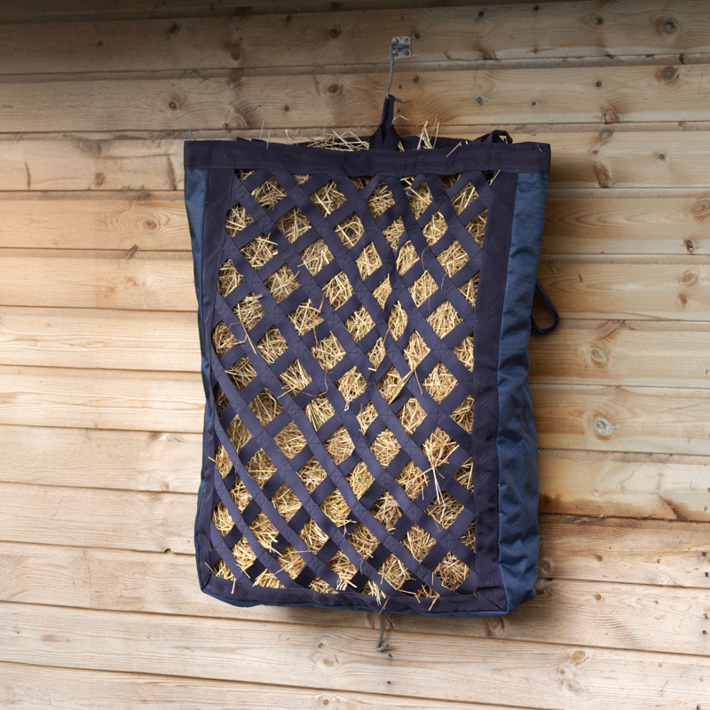 Slow Flow Diamond Hay Bag by Hy Equestrian - Navy-1