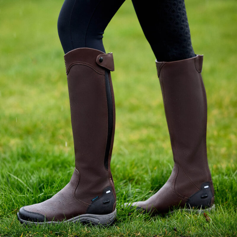 Ariat Women's Telluride Tall Waterproof Boot - Regular Medium - Dark Brown-7