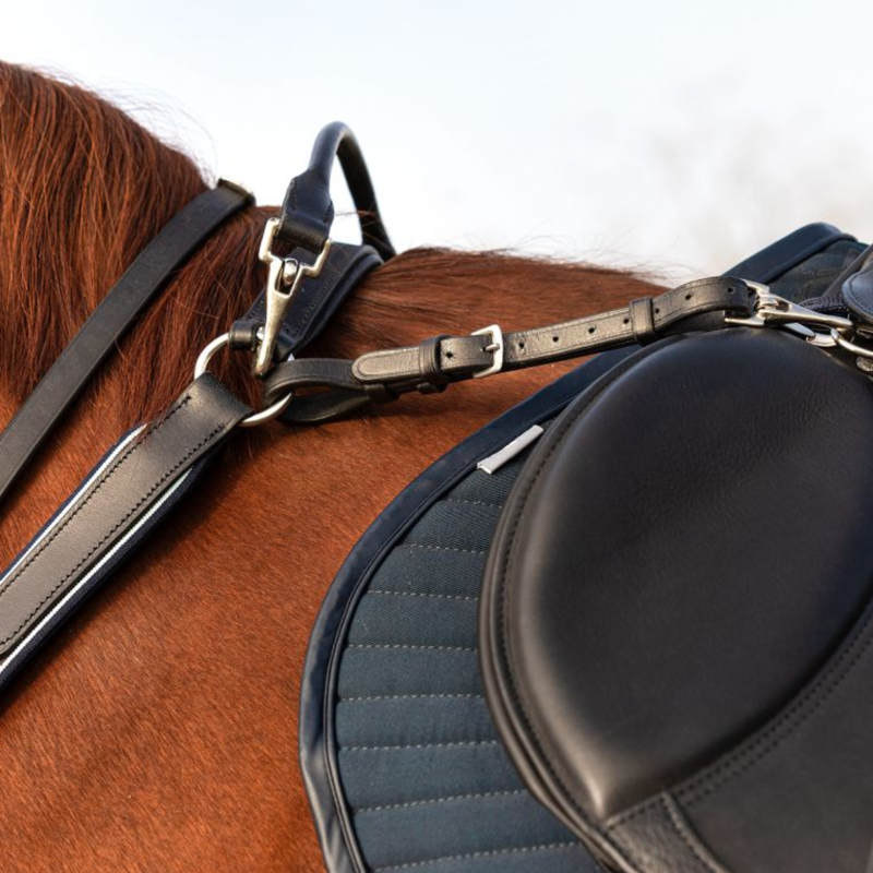 Horseware Micklem Breastplate With Martingale - Black-3
