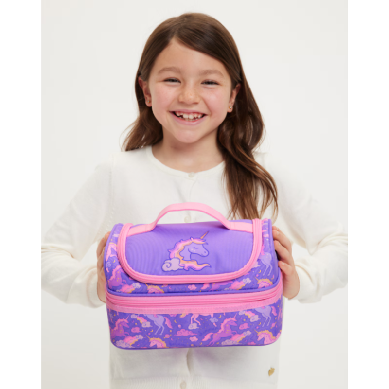 Smiggle Eclipse Double Decker Lunchbox - Lilac-2