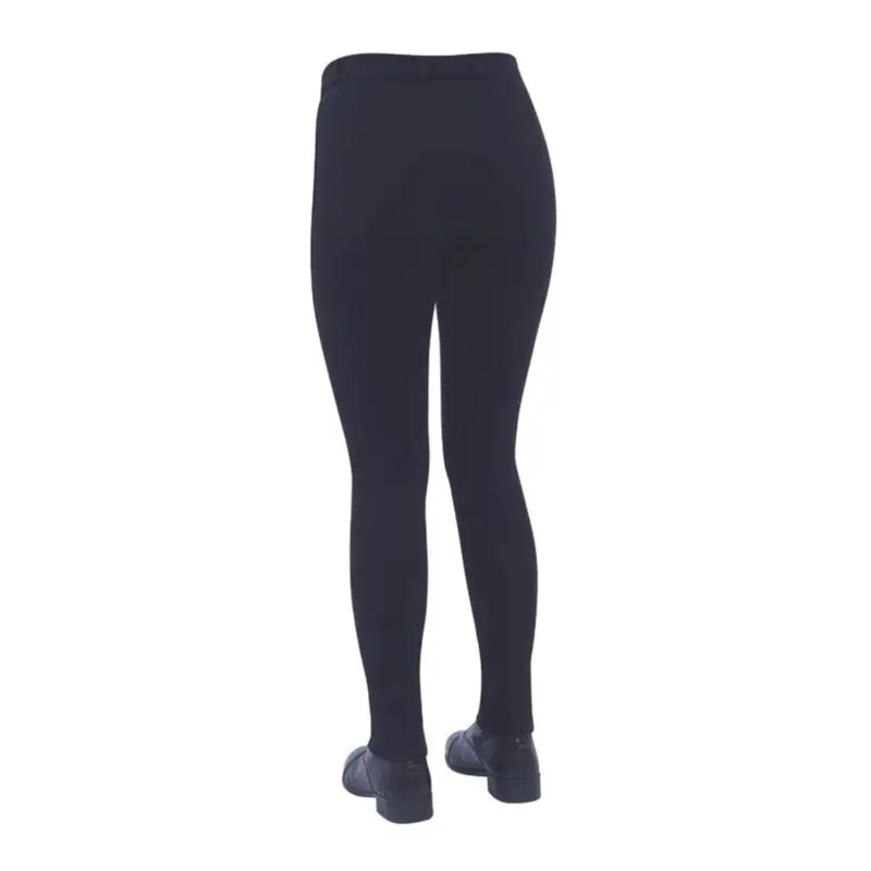 Dublin Ladies Supa-Fit Zip Up Knee Patch Jodhpurs - Black-1