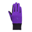 Hy Equestrian Children's Winter Two Tone Riding Gloves - Black/Purple