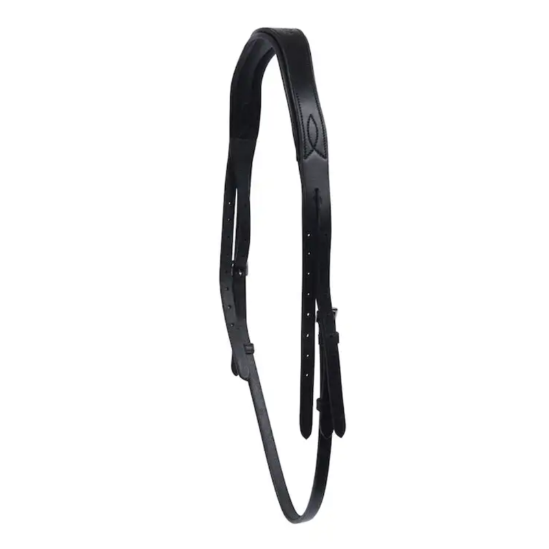 Collegiate Mono Crown Headpiece - Black