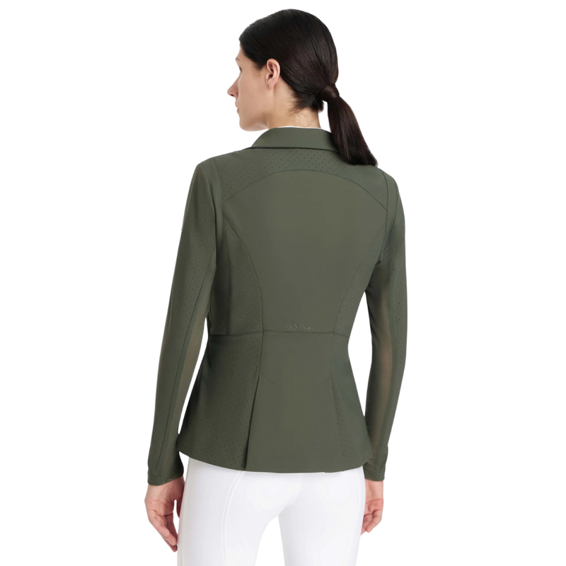 LeMieux Ladies Jessica Mesh Show Jacket - Pine Green-1