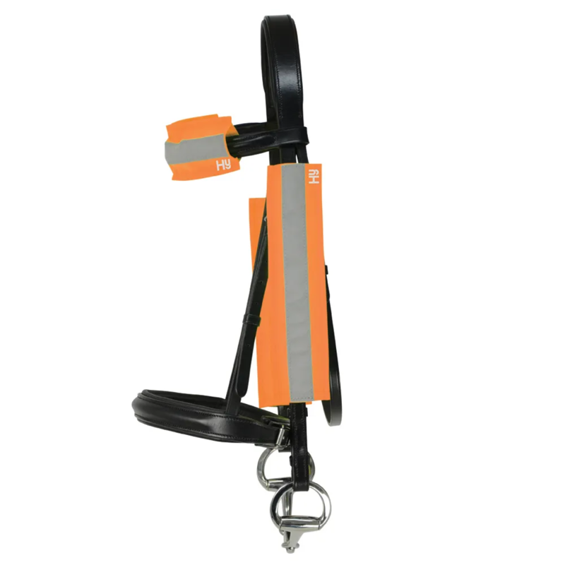 Reflector Bridle Bands by Hy Equestrian-5
