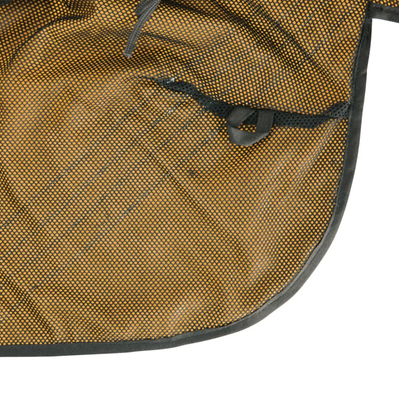 Reflector Mesh Exercise Sheet By Hy Equestrian - Orange-1