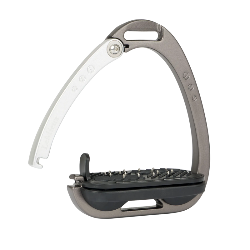 LeMieux Vector Control Stirrup - Carbon/Silver-1