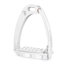 Tech Venice Sloped M Medium Safety Stirrups - Silver/Silver