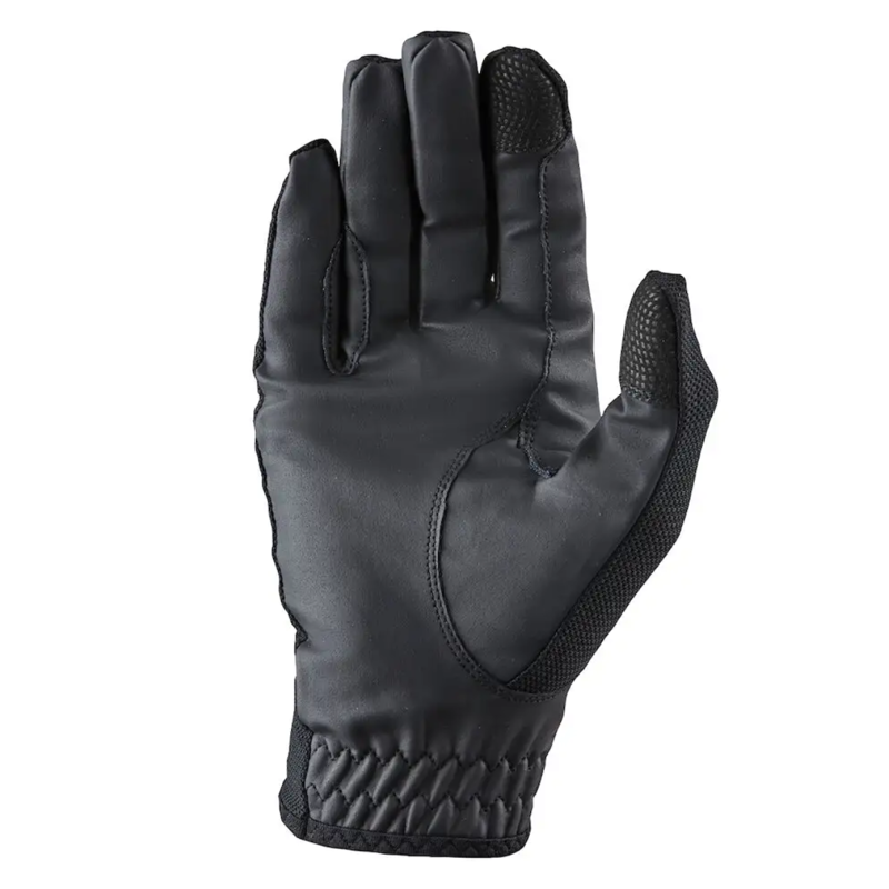 Dublin Pull On Cool Mesh Riding Gloves - Black-1
